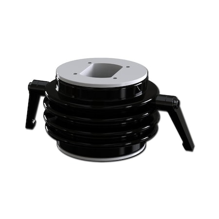 Saginaw Control & Engineering Inclining Adapter, 4.33 in. H x 9.29 in. W x 6.38 in. L, Aluminum SCE-SA45IA